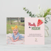 ウォーターメロン |最初の誕生日 サンキューカード (スタンド正面)