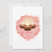 ウォーターモダンカラーディワリフェスティバル 招待状 (裏面)