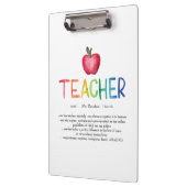 ウォーターモダンカラーレインボー先生ありがとう  クリップボード (左)