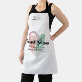 ウォーターモダンカラーワインラバー引用文 エプロン (インサイチュ)