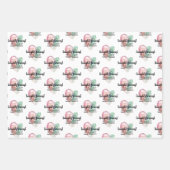 ウォーターモダンカラーワインラバー引用文 ラッピングペーパーシート (正面2)