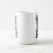 ウォーターユーザートガーデン感動的フローラ引用文 コーヒーマグカップ (中央)