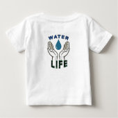 ウォーターラブベビーTシャツ ベビーTシャツ (裏面)