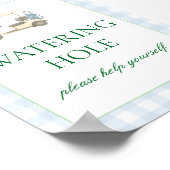 ウォーターラベルゴルフテーマ ポスター (角)