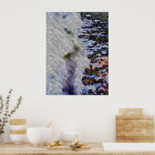 ウォーターランナー、デジタル抽象芸術 ポスター (キッチン)