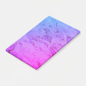 ウォーターリップルソフトピンクアクアラブル抽象芸術 ポストイット (アングル)