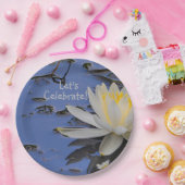 ウォーターリリーお祝い ペーパープレート (パーティー)