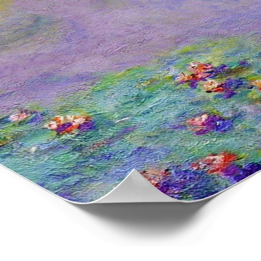 ウォーターリリークロードモネファインアート ポスター (角)