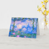 ウォーターリリークロードモネ復元 カード (黄色い花)