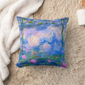 ウォーターリリークロードモネ復元 クッション (ブランケット)