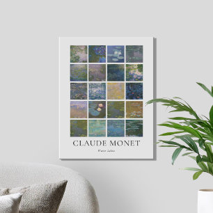 ウォーターリリークロードモネ キャンバスプリント