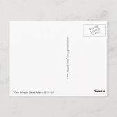 ウォーターリリークロードモネ ポストカード (裏面)