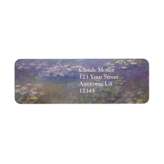 ウォーターリリークロードモネ ラベル (正面)