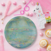 ウォーターリリーズバイクラウドモネ ペーパープレート (パーティー)