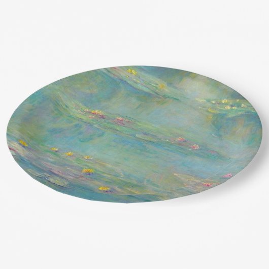 ウォーターリリーズバイクラウドモネ ペーパープレート (アングル)