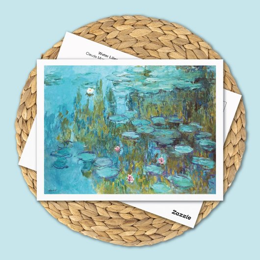 ウォーターリリーニンフェースクロードモネ ポストカード