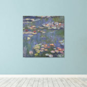 ウォーターリリーバイクロードモネ キャンバスプリント (インサイチュ (ウッドフロア))