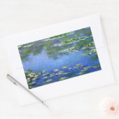 ウォーターリリーバイクロードモネ 長方形シール (封筒)