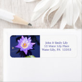 ウォーターリリービー差出人住所ラベル ラベル (インサイチュ)