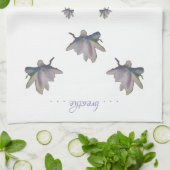 ウォーターリリーフラワーマウリエンジラードヘルス瞑想 キッチンタオル (折り畳み)