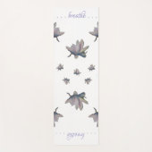 ウォーターリリーフラワーマウリエンジラードヘルス瞑想 ヨガマット (正面)