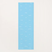 ウォーターリリーフラワーマウリエンジラードヘルス瞑想 ヨガマット (裏面)