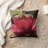 ウォーターリリーフローラ装飾用クッションアジアンデコール クッション (ブランケット)