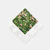 ウォーターリリーブーケ 縁ありカクテルナプキン (角)