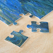 ウォーターリリーポンドインブルークロードモネファインアート ジグソーパズル (側面)