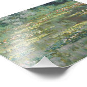 ウォーターリリーポンドクロードモネ フォトプリント            (角)