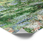 ウォーターリリーポンドクロードモネ ポスター (角)