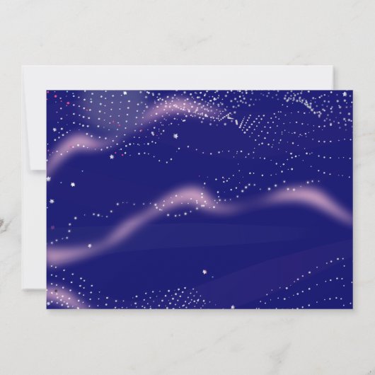 ウォーターリリーポンドバルミツワー招待状招待状 招待状 (裏面)