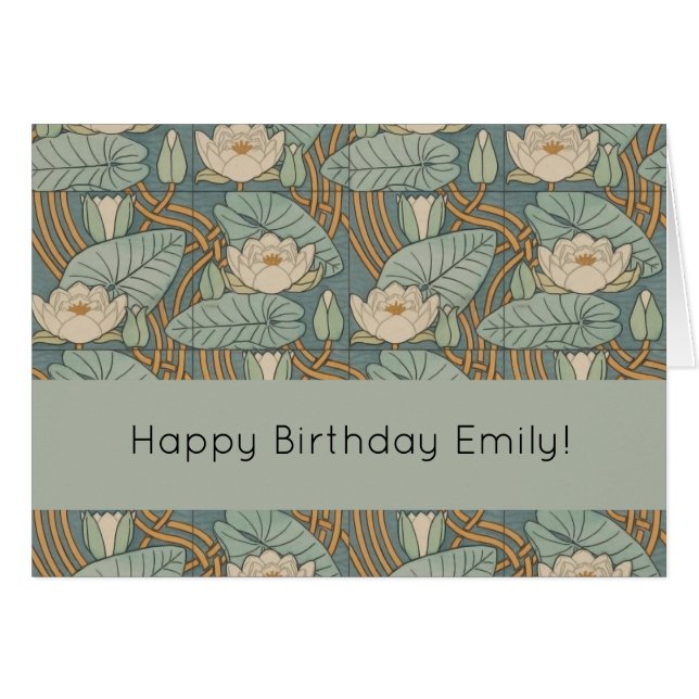 ウォーターリリーリリーアールヌーボー自然 (正面横)