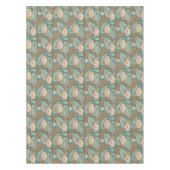 ウォーターリリーリリーアールヌーボー自然 テーブルクロス (正面)