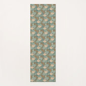 ウォーターリリーリリーアールヌーボー自然 ヨガマット (正面)