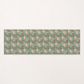 ウォーターリリーリリーアールヌーボー自然 ヨガマット (正面(横))