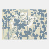 ウォーターリリーリリーアールヌーボー自然 ラッピングペーパーシート (正面2)