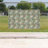 ウォーターリリーリリーアールヌーボー自然 横断幕 (インサイチュ)