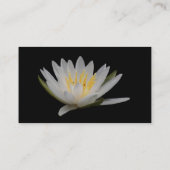 ウォーターリリーロータスフラワービジネスカード 名刺 (裏面)