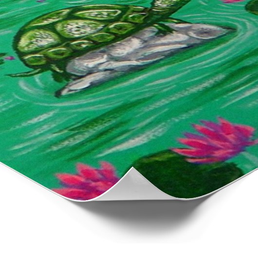 ウォーターリリー妖精のポスター ポスター (角)