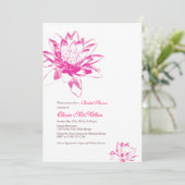 ウォーターリリー招待状 招待状 (スタンド正面)