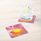 ウォーターリリー紙コースター スクエアペーパーコースター (インサイチュ)