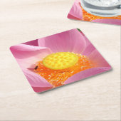 ウォーターリリー紙コースター スクエアペーパーコースター (アングル)