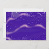 ウォーターリリー結婚式招待状招待状フラワーピンク 招待状 (裏面)