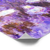 ウォーターリリー絵画ズバイクロード・モネ ポスター (角)