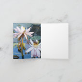 ウォーターリリー美しい カード (内部)