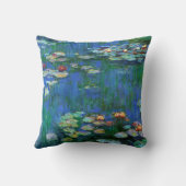 ウォーターリリー1916クロードモネファインアート クッション (裏面)