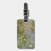 ウォーターリリー – クロードモネ ラゲッジタグ (正面縦)