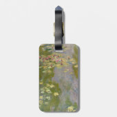 ウォーターリリー – クロードモネ ラゲッジタグ (裏面縦)