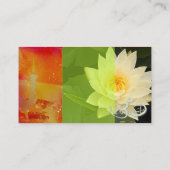 ウォーターリリー、omビジネスカード、都市化 名刺 (裏面)